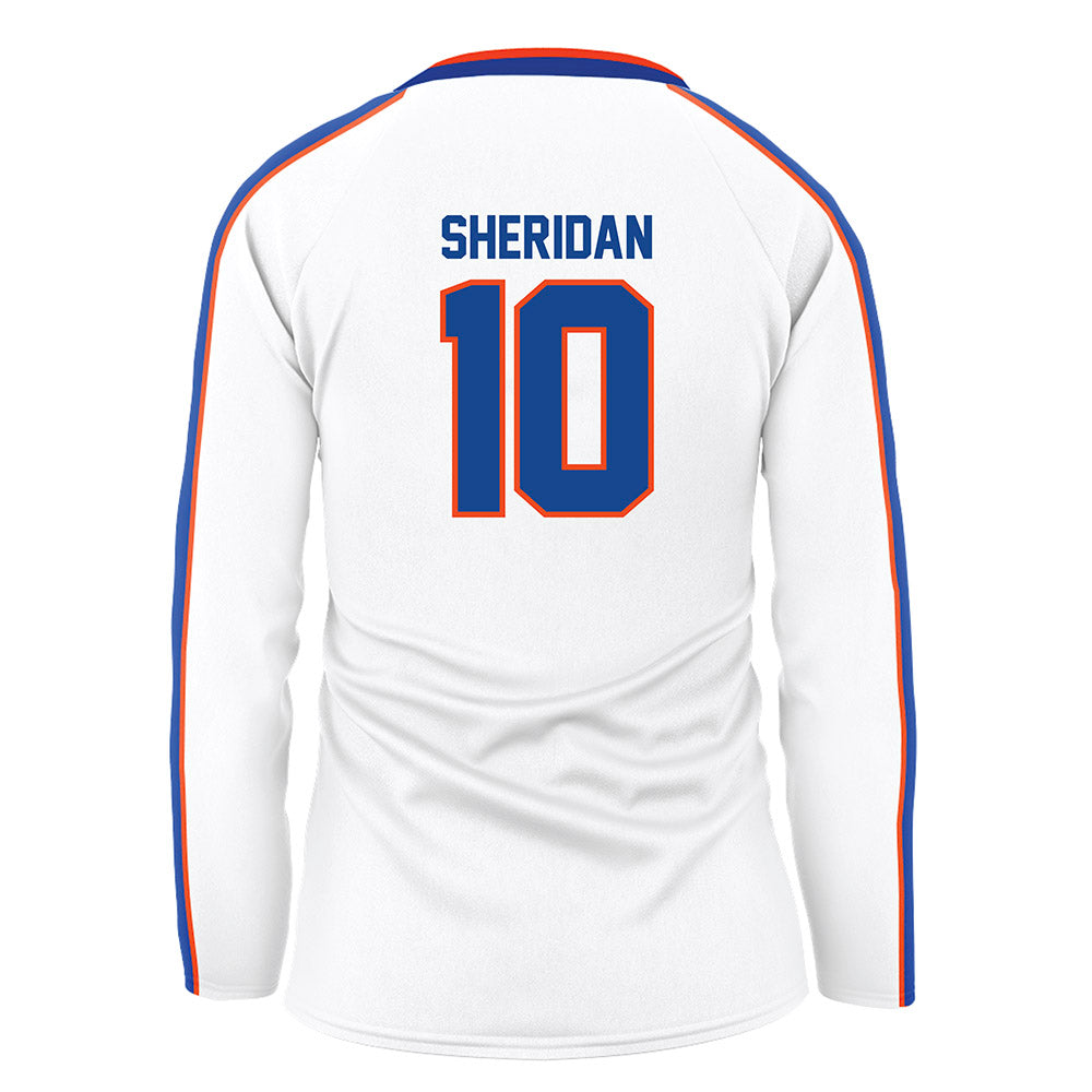 Boise State - NCAA Women's Volleyball : Savannah Sheridan - White Volleyball Jersey-1