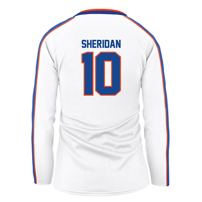 Boise State - NCAA Women's Volleyball : Savannah Sheridan - White Volleyball Jersey-1