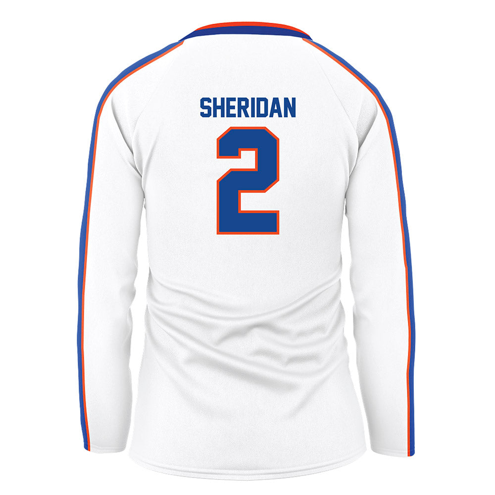 Boise State - NCAA Women's Volleyball : Savannah Sheridan - White Volleyball Jersey-1