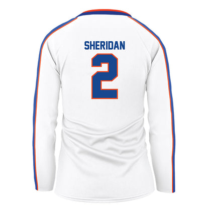 Boise State - NCAA Women's Volleyball : Savannah Sheridan - White Volleyball Jersey-1