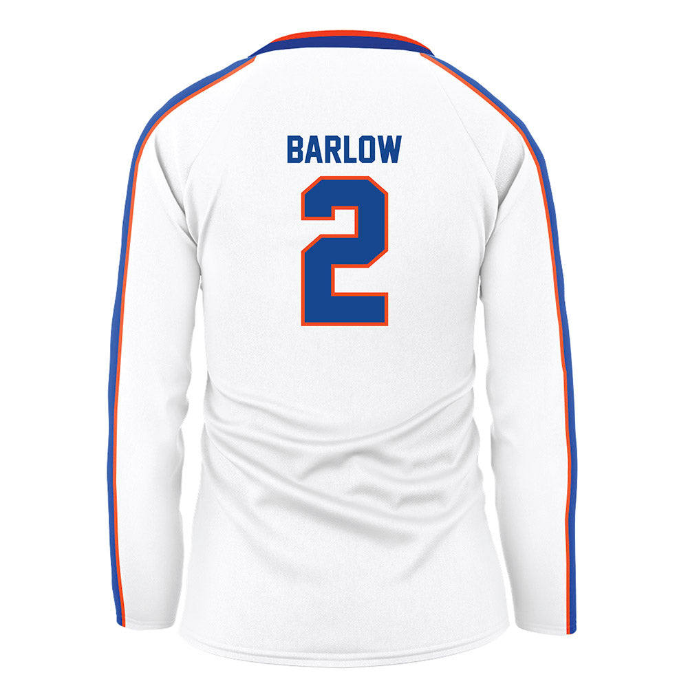 Boise State - NCAA Women's Volleyball : Melia Barlow - White Volleyball Jersey-1