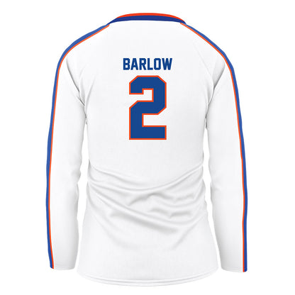Boise State - NCAA Women's Volleyball : Melia Barlow - White Volleyball Jersey-1