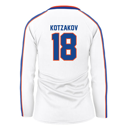 Boise State - NCAA Women's Volleyball : Anabel Kotzakov - White Volleyball Jersey