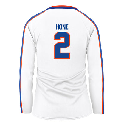 Boise State - NCAA Women's Volleyball : Reese Hone - White Volleyball Jersey-1
