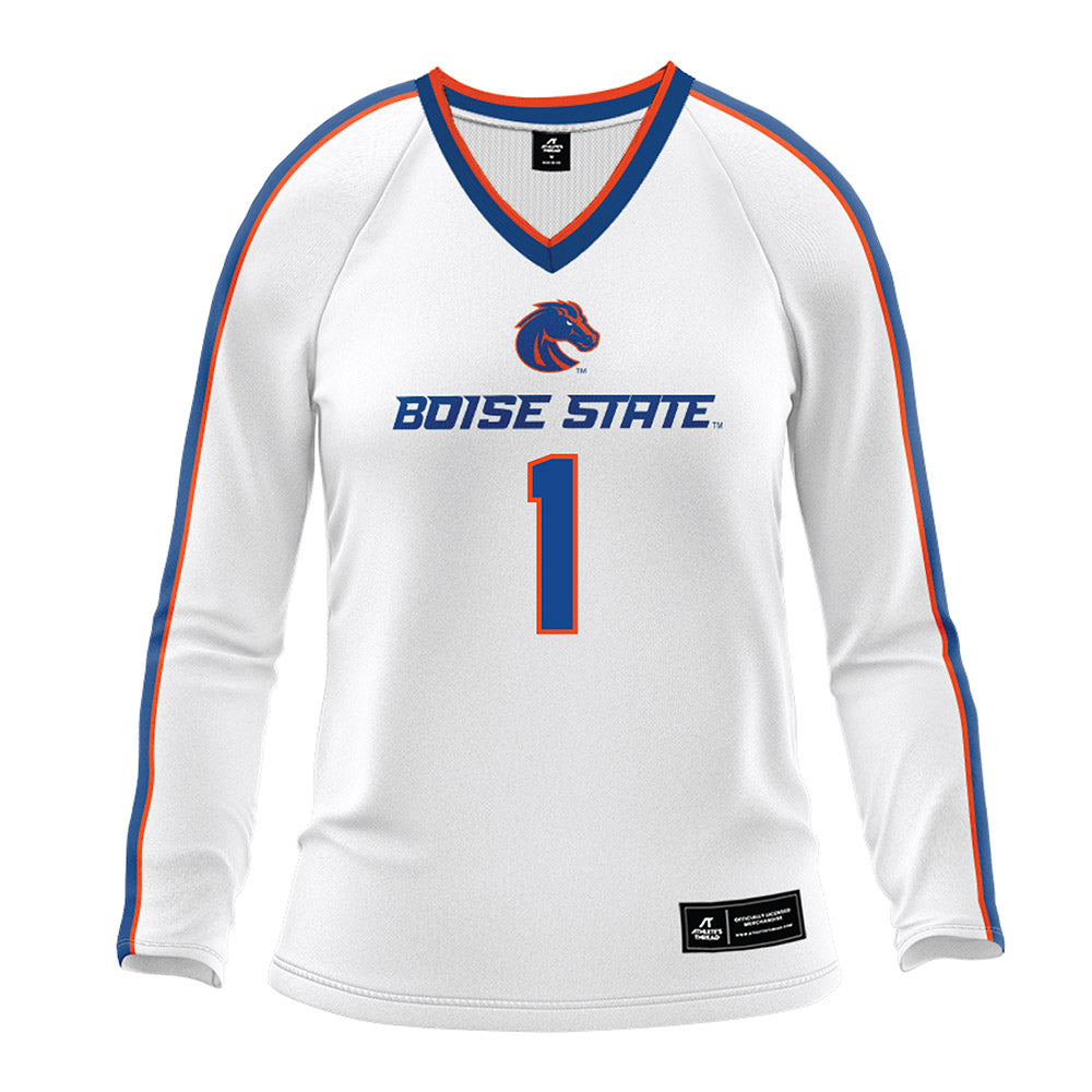 Boise State - NCAA Women's Volleyball : Kendall Hastings - White Volleyball Jersey