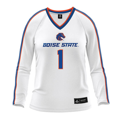 Boise State - NCAA Women's Volleyball : Kendall Hastings - White Volleyball Jersey