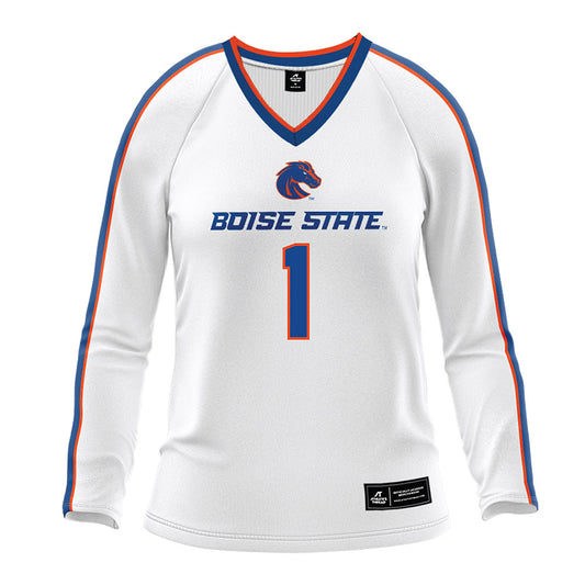 Boise State - NCAA Women's Volleyball : Kendall Hastings - White Volleyball Jersey