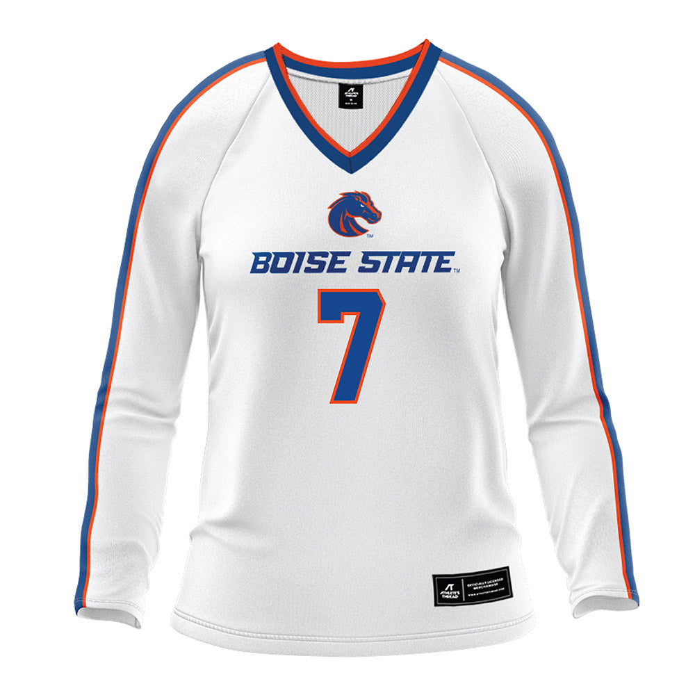 Boise State - NCAA Women's Volleyball : Bridget O'Connor - White Volleyball Jersey