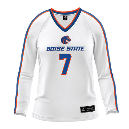 Boise State - NCAA Women's Volleyball : Bridget O'Connor - White Volleyball Jersey