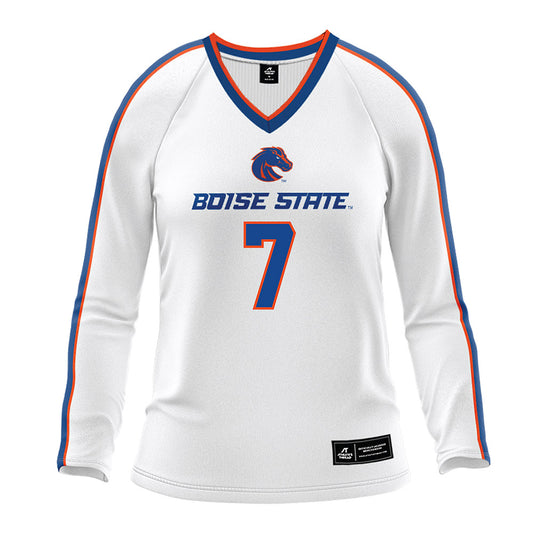 Boise State - NCAA Women's Volleyball : Bridget O'Connor - White Volleyball Jersey