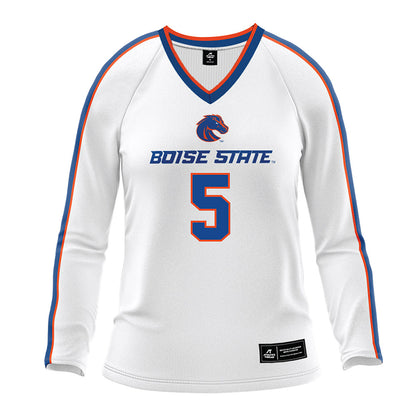 Boise State - NCAA Women's Volleyball : Azlynn Tittmann - White Volleyball Jersey-0