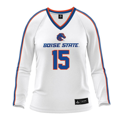 Boise State - NCAA Women's Volleyball : Sydney Dreves - White Volleyball Jersey-0
