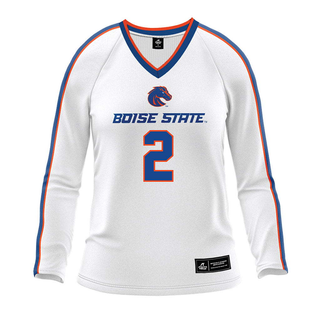Boise State - NCAA Women's Volleyball : Sadie Snyder - White Volleyball Jersey-0