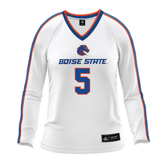 Boise State - NCAA Women's Volleyball : Azzy Tittmann - White Volleyball Jersey-0