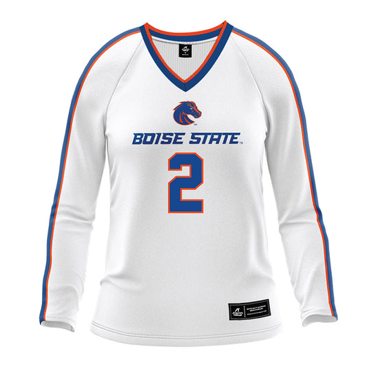 Boise State - NCAA Women's Volleyball : Reese Hone - White Volleyball Jersey-0