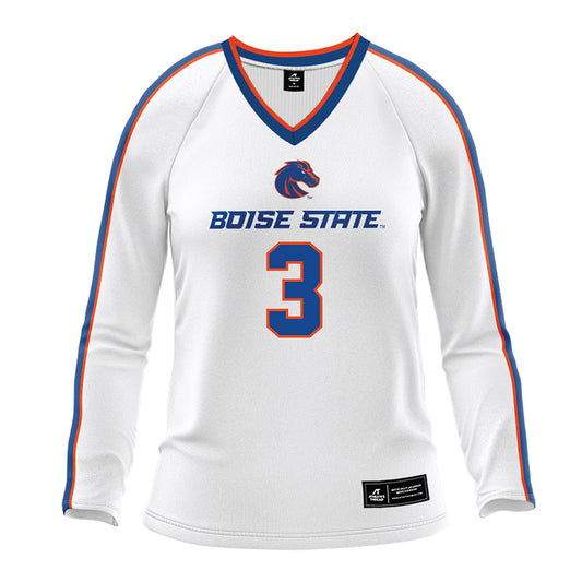 Boise State - NCAA Women's Volleyball : Reese Hone - White Volleyball Jersey-0