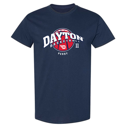 Dayton - NCAA Men's Basketball : Travis Perry - Classic Fashion Shersey T-Shirt-0