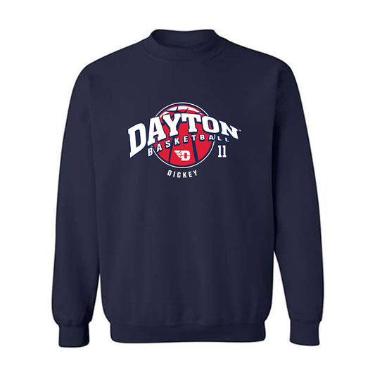 Dayton - NCAA Men's Basketball : Evan Dickey - Classic Fashion Shersey Crewneck Sweatshirt-0