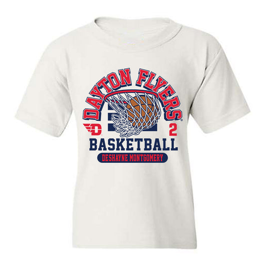 Dayton - NCAA Men's Basketball : De'Shayne Montgomery - Classic Fashion Shersey Youth T-Shirt-0