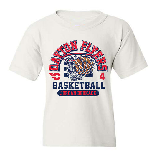Dayton - NCAA Men's Basketball : Jordan Derkack - Classic Fashion Shersey Youth T-Shirt-0