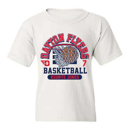Dayton - NCAA Men's Basketball : Keonte Jones - Classic Fashion Shersey Youth T-Shirt-0