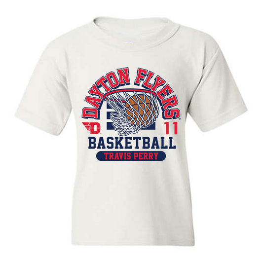 Dayton - NCAA Men's Basketball : Travis Perry - Classic Fashion Shersey Youth T-Shirt-0