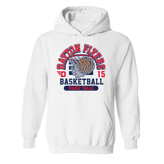 Dayton - NCAA Women's Basketball : Marie Talle - Classic Fashion Shersey Hooded Sweatshirt-0