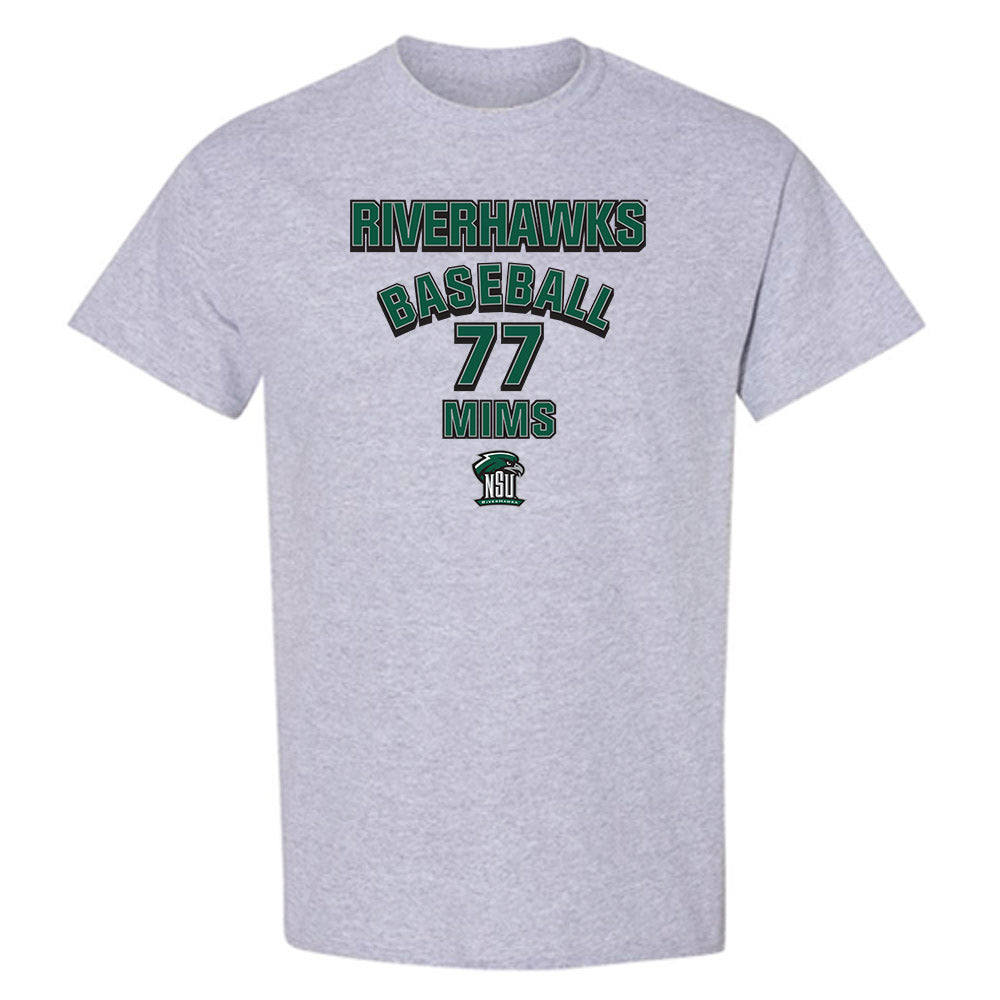 Northeastern State - NCAA Baseball : Steven Jr Mims - Classic Fashion Shersey T-Shirt-0