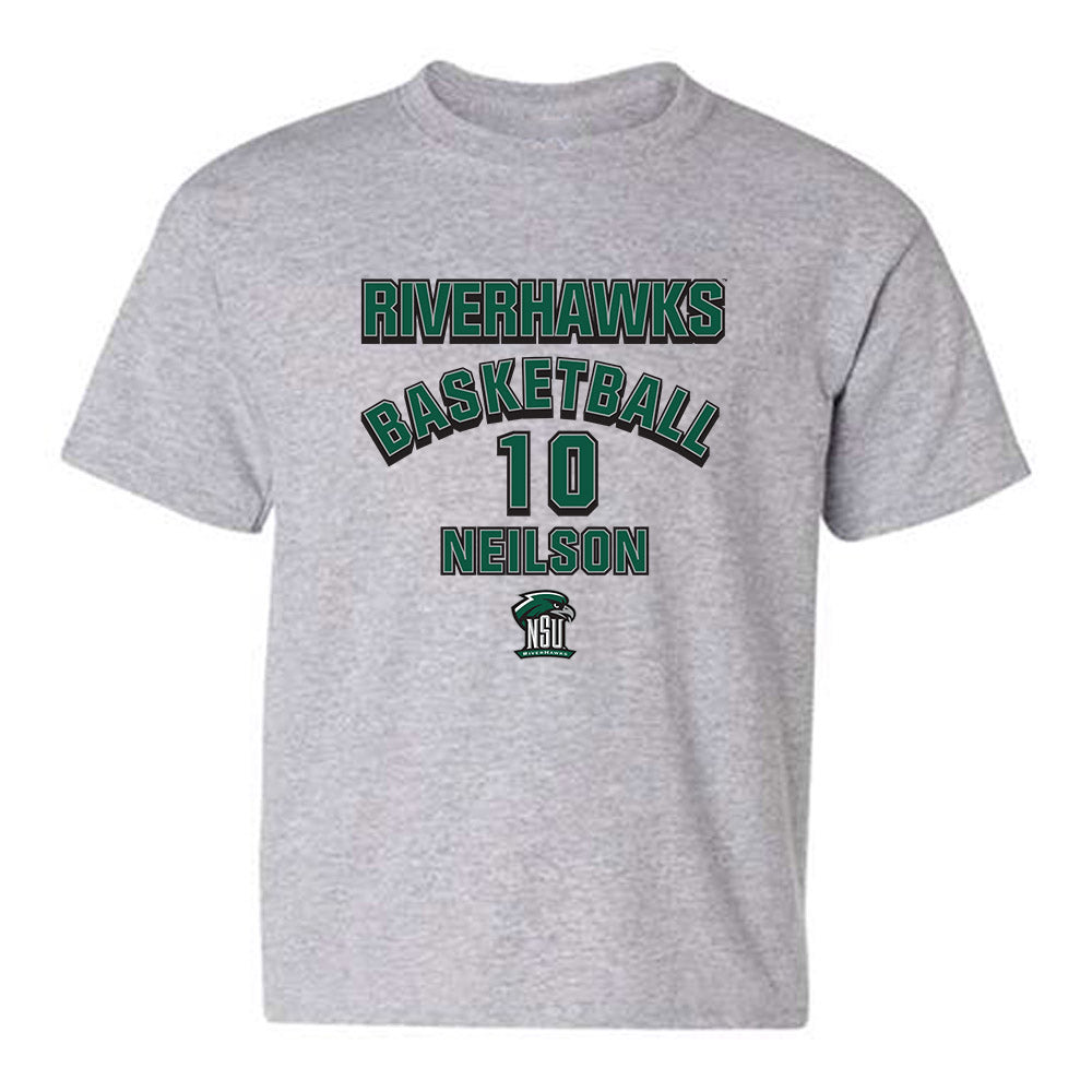 Northeastern State - NCAA Men's Basketball : Harry Neilson - Classic Fashion Shersey Youth T-Shirt-0