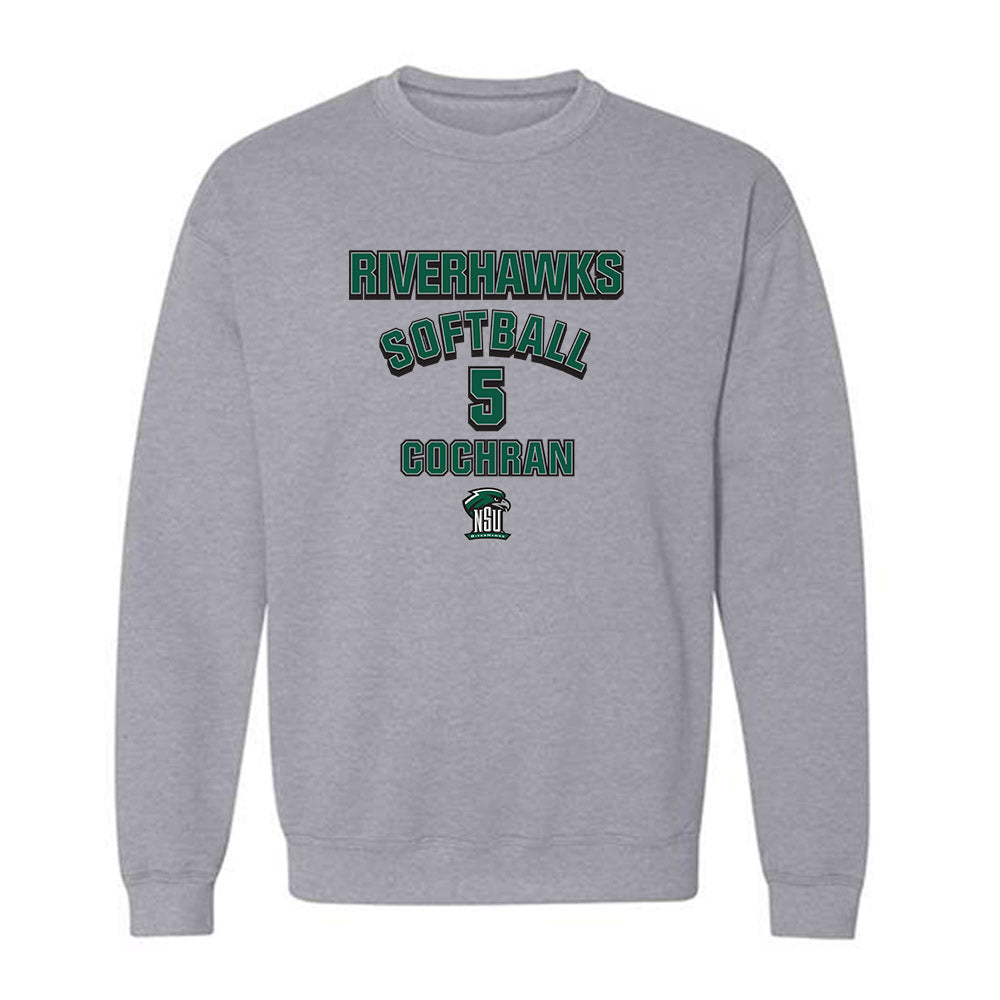 Northeastern State - NCAA Softball : Charlea Cochran - Classic Fashion Shersey Crewneck Sweatshirt-0