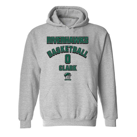 Northeastern State - NCAA Men's Basketball : Chase Clark - Classic Fashion Shersey Hooded Sweatshirt-0