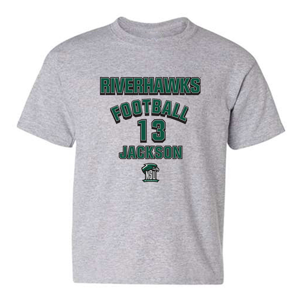 Northeastern State - NCAA Football : Camrin Jackson - Classic Fashion Shersey Youth T-Shirt-0