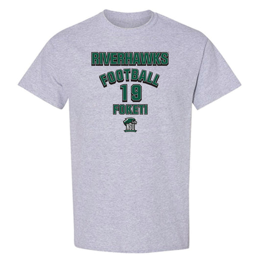 Northeastern State - NCAA Football : Mo Foketi Foketi - Classic Fashion Shersey T-Shirt-0