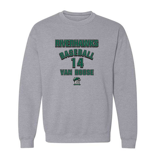 Northeastern State - NCAA Baseball : Preston Van House - Classic Fashion Shersey Crewneck Sweatshirt-0