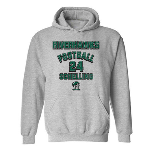 Northeastern State - NCAA Football : Jordan Schelling - Classic Fashion Shersey Hooded Sweatshirt-0