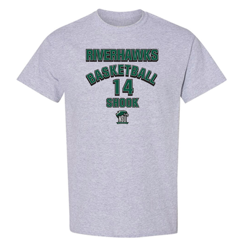 Northeastern State - NCAA Men's Basketball : Sutton Shook - Classic Fashion Shersey T-Shirt-0