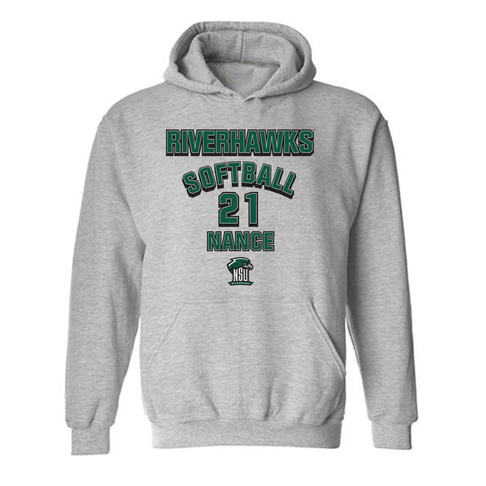 Northeastern State - NCAA Softball : Madison Nance - Classic Fashion Shersey Hooded Sweatshirt-0