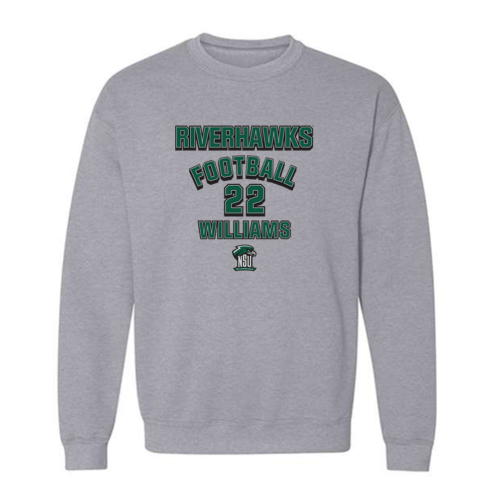 Northeastern State - NCAA Football : DonTerrius Williams - Classic Fashion Shersey Crewneck Sweatshirt-0