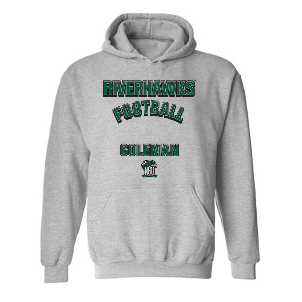 Northeastern State - NCAA Football : Anthony Coleman - Classic Fashion Shersey Hooded Sweatshirt-0