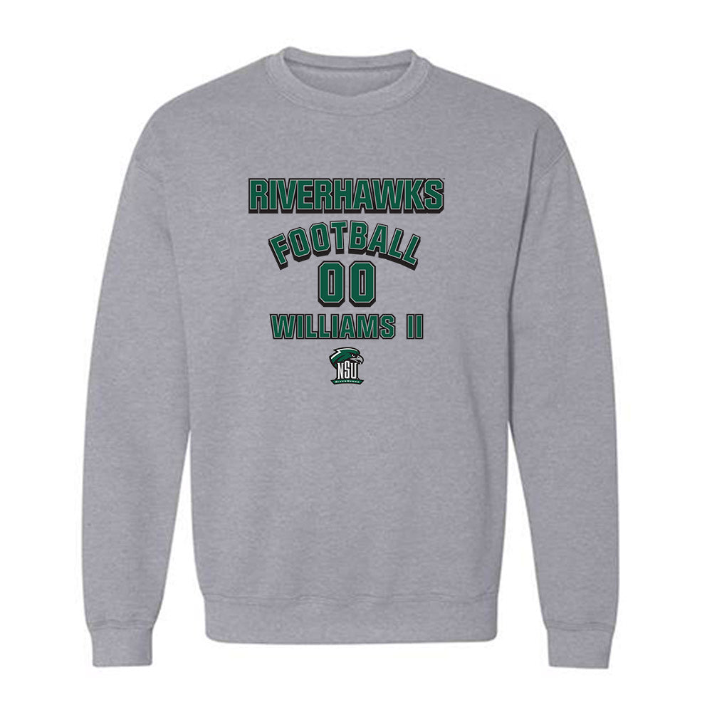 Northeastern State - NCAA Football : Vincent Williams II - Classic Fashion Shersey Crewneck Sweatshirt-0