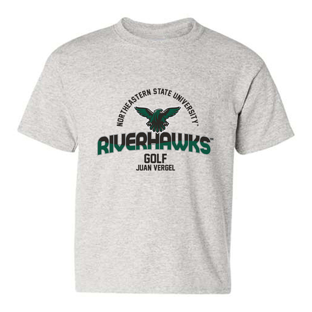 Northeastern State - NCAA Men's Golf : Juan Vergel - Classic Fashion Shersey Youth T-Shirt-0
