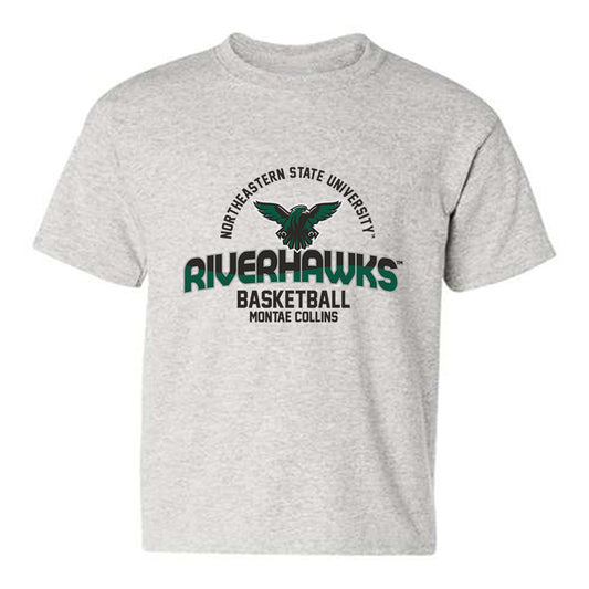 Northeastern State - NCAA Men's Basketball : Montae Collins - Classic Fashion Shersey Youth T-Shirt-0