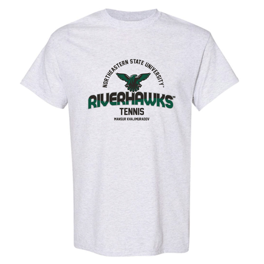 Northeastern State - NCAA Men's Tennis : Mansur Khajimuradov - Classic Fashion Shersey T-Shirt-0