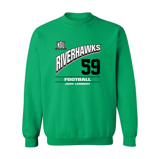 Northeastern State - NCAA Football : Josh Lambert - Classic Fashion Shersey Crewneck Sweatshirt-0
