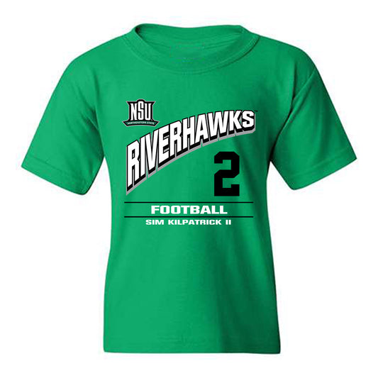 Northeastern State - NCAA Football : Sim Kilpatrick II - Classic Fashion Shersey Youth T-Shirt-0