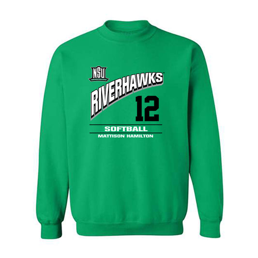 Northeastern State - NCAA Softball : Mattison Hamilton - Classic Fashion Shersey Crewneck Sweatshirt-0