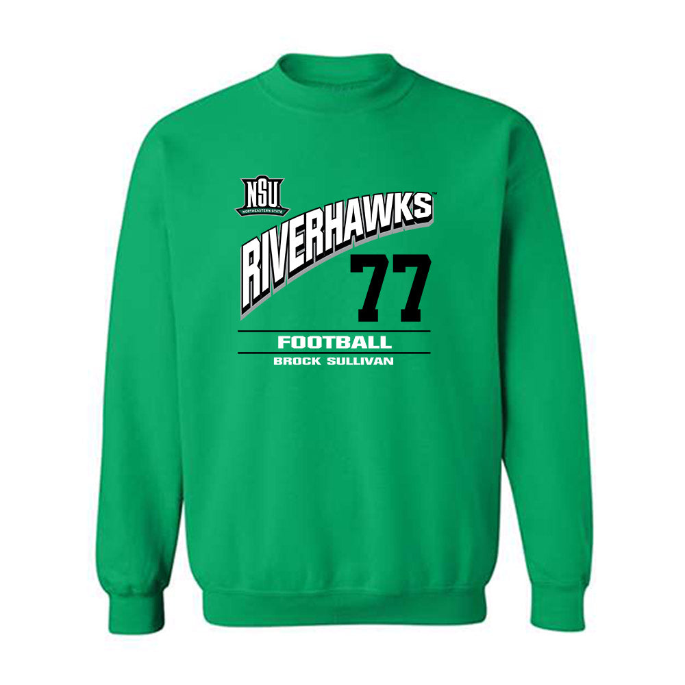 Northeastern State - NCAA Football : Brock Sullivan - Classic Fashion Shersey Crewneck Sweatshirt-0
