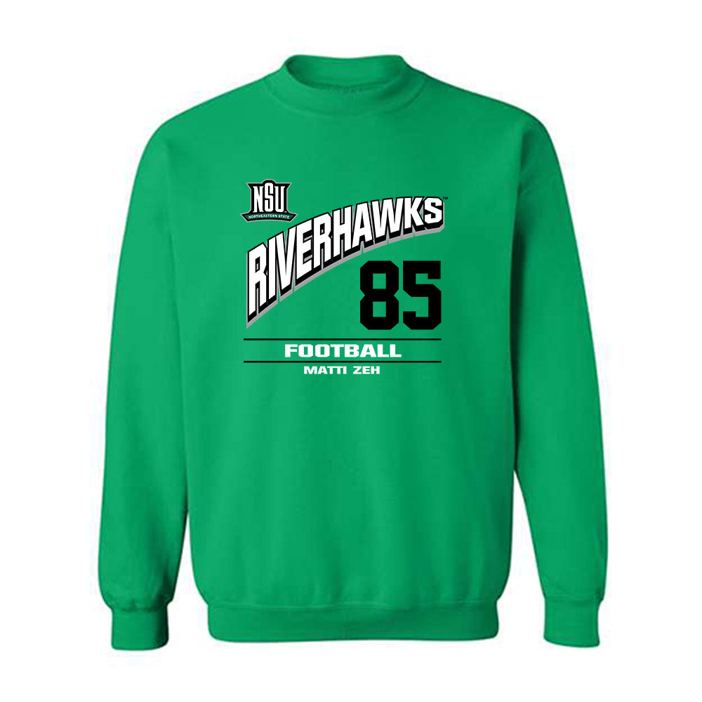 Northeastern State - NCAA Football : Matti Zeh - Classic Fashion Shersey Crewneck Sweatshirt-0