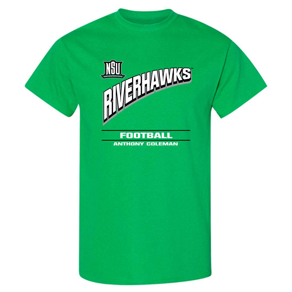 Northeastern State - NCAA Football : Anthony Coleman - Classic Fashion Shersey T-Shirt-0