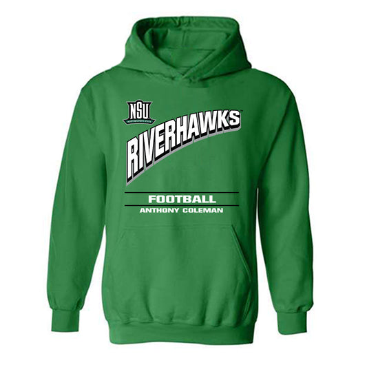 Northeastern State - NCAA Football : Anthony Coleman - Classic Fashion Shersey Hooded Sweatshirt-0